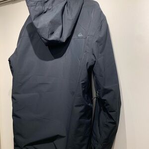 Quiksilver Men's Black Hooded Snowboard Jacket